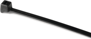 Cable tie, polyamide, (L x W) 100 x 2.5 mm, bundle-Ø 1.6 to 13 mm, black, -40 to 125 °C