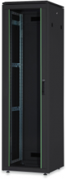 32 HE network cabinet, (H x W x D) 1609 x 600 x 800 mm, IP20, sheet steel, black, DN-19 32U-6/8-B-1