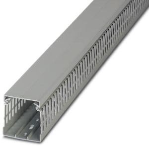 Wiring duct, (L x W x H) 2000 x 40 x 100 mm, Polycarbonate/ABS, light gray, 3240351