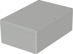 ABS enclosure, (L x W x H) 240 x 160 x 90 mm, light gray (RAL 7035), IP65, 03240200