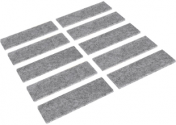 Felt strips self-adhesive (PU) 100 x 25 x 3.5 mm, FILZ-100X25X3