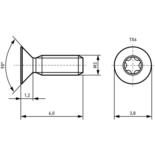 001.60.122 Ettinger Screws, Threaded Rods Image 2