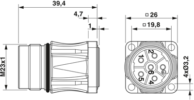 1105895 Phoenix Contact Sensor-Actuator Connectors Image 2