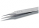 ESD Micro tweezers, antimagnetic, stainless steel, 90 mm, M4AS