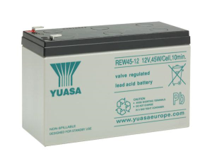 Lead-battery, 12 V, 8 Ah, 151 x 65 x 97.5 mm, faston plug 6.35 mm