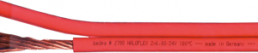 TPE-S connection line HALOFLEX 2 x 4.0 mm², AWG 12, unshielded, red