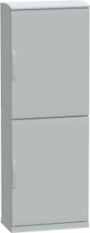 Control cabinet, (H x W x D) 2000 x 750 x 420 mm, IP44, polyester, light gray, NSYPLAZT2074G