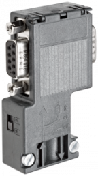 SIMATIC DP, Connection plug for PROFIBUS up to 12Mbit/s 90° cable outlet, 15...