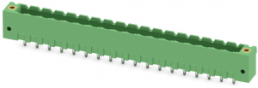 Pin header, 18 pole, pitch 5.08 mm, straight, green, 1777235