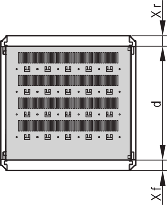 22130-327 SCHROFF Accessories for Enclosures