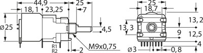 RK16812MG ALPS Potentiometers Image 2
