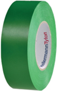 Insulation tape, 25 x 0.15 mm, PVC, green, 25 m, 710-00136