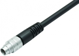 Sensor actuator cable, M9-cable plug, straight to open end, 8 pole, 2 m, PUR, black, 1 A, 79 1425 12 08