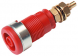 4 mm socket, screw connection, 12.2 mm, CAT III, red, SEB 2600 G M4 RT
