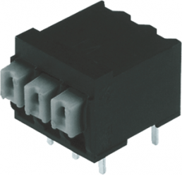 PCB terminal, 6 pole, pitch 3.5 mm, AWG 28-14, 10 A, spring-clamp connection, black, 1824460000
