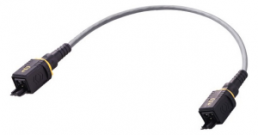 Connection line, PushPull (V4), straight on PushPull (V4), straight, 3G1.5mm², gray, 10 m