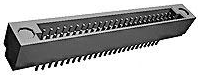 Pin header, 150 pole, pitch 2.54 mm, straight, black, 1-5532430-4