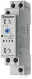 Multifunction relay, 0.1 s to 24 h, delayed switch-on, 1 Form C (NO/NC), 12-240 VDC, 16 A/250 VAC, 80.01.0.240.0000