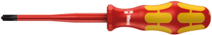 VDE screwdriver, SL/PZ2, Pozidriv, BL 100 mm, L 100 mm, 05020134001