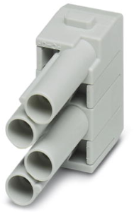 Socket contact insert, 4 pole, unequipped, crimp connection, 1414363