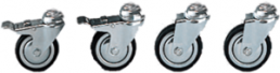 ESD set of castors for laboratory trolley