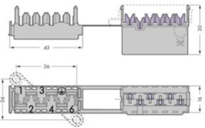 730-106 WAGO PCB Connection Systems Image 2