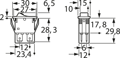 1550.3102 Marquardt Rocker Switches Image 2