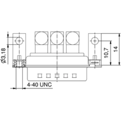 302W2CSXX78G20X CONEC D-Sub Connectors Image 2