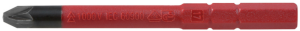 VDE screwdriver bit, PZ2, Pozidriv, L 75 mm, 2433240000