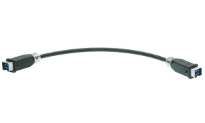 FO patch cable, 2x LC duplex to 2x LC duplex, 5 m, singlemode 9/125 µm