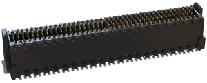 Pin header, 80 pole, pitch 0.8 mm, straight, black, 405-53080-51
