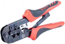 Ratchet crimping pliers for modular plug RJ11/12, RJ45, C.K Tools, T3852A