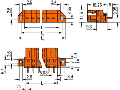 232-182/031-000 WAGO PCB Connection Systems Image 2