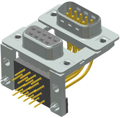 163A19559X CONEC D-Sub Connectors Image 1
