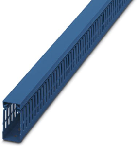 Wiring duct, (L x W x H) 2000 x 30 x 60 mm, PVC, blue, 3240306