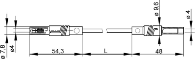 MAL S GG-B 100/2,5 GR Hirschmann Test & Measurement Test Leads Image 2