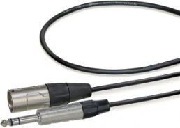 XLR/Phono plug cable 3-pole 1.5 m