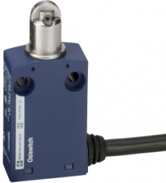 Switch, 2 pole, 1 Form A (N/O) + 1 Form B (N/C), roller plunger, cable connection, IP65, XCMN2102L7