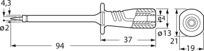 PRUEF 2600 RT Hirschmann Test & Measurement Test Leads and Test Probes Image 2