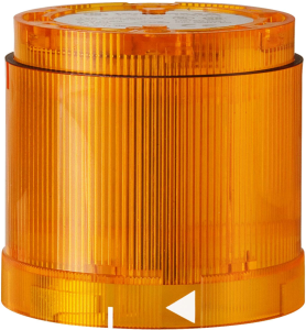 LED permanent light element, Ø 70 mm, yellow, 115 VAC, IP54