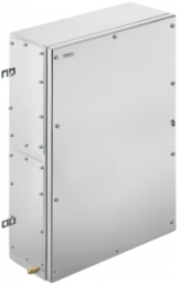 Stainless steel enclosure, (L x W x H) 150 x 508 x 762 mm, silver (RAL 7035), IP66/IP67, 1195400000