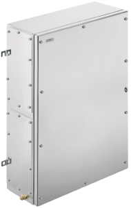 Stainless steel enclosure, (L x W x H) 200 x 508 x 762 mm, silver (RAL 7035), IP66/IP67, 1195450000