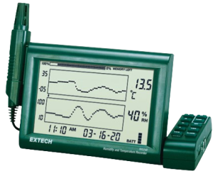 Extech moisture and temperature meter, RH520B-NIST