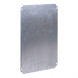 Plain mounting plate H800xW600mm made of galvanised sheet steel