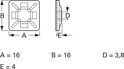 10550AA00AS fastpoint Cable Holders Image 2