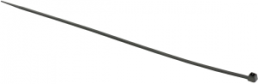 Cable tie, polyamide, (L x W) 200 x 2.5 mm, bundle-Ø 3 to 52 mm, black, UV resistant, -40 to 85 °C