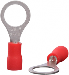 Insulated ring cable lug, 0.5-1.5 mm², 8.5 mm, M8, red