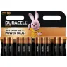 DURACELL PLUS POWER BOOST AA10 Duracell Round Cells, 9V Blocks
