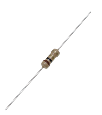 Carbon film resistor, 1 Ω, 0.25 W, ±5 %, Bag with 50 pieces, BYB-2-73P0153