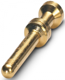 Pin contact, 0.14-0.37 mm², AWG 26-22, crimp connection, gold-plated, 1273603